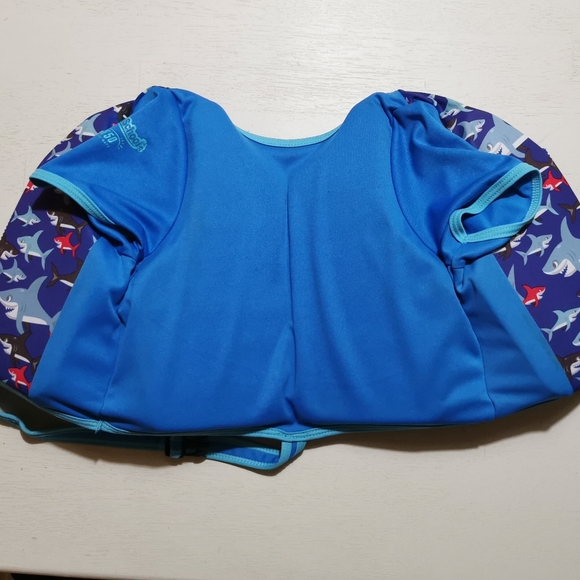 Baby Personal Flotation Device / Life Jacket For 20-33lbs, Shark Pattern - Picture 3 of 7